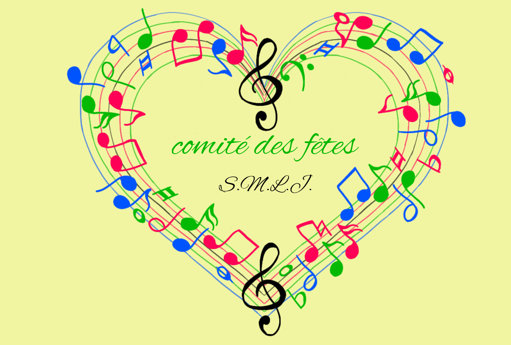 Petit logo vert du comite des fetes